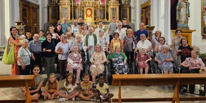 La Comunidad de Sant'Egidio celebra una Eucarist&iacute;a por la Jornada Mundial de los Abuelos y Mayores y unci&oacute;n de los enfermos en la Iglesia Nuestra Se&ntilde;ora de las Maravillas