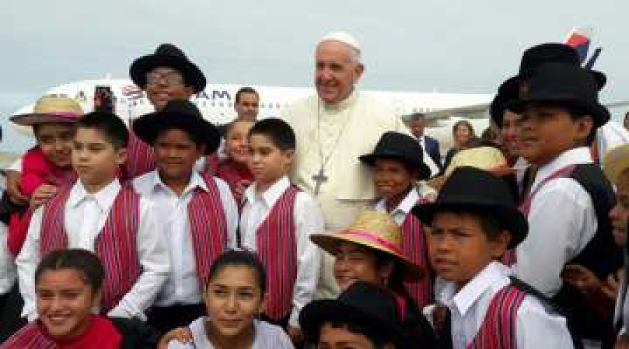 Este fue uno de los encuentros que m&aacute;s emocion&oacute; al Papa Francisco en su viaje a Chile