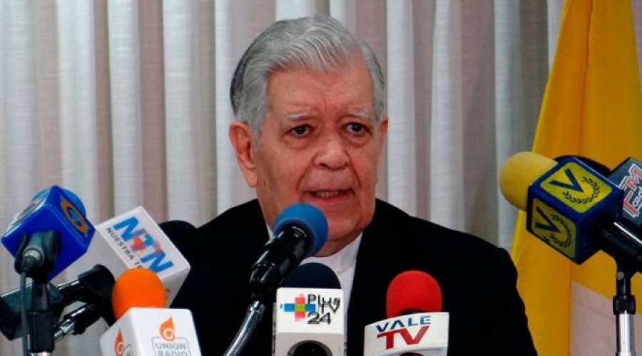 Cardenal Urosa: Gobierno de Venezuela no escucha al Papa ni a los obispos