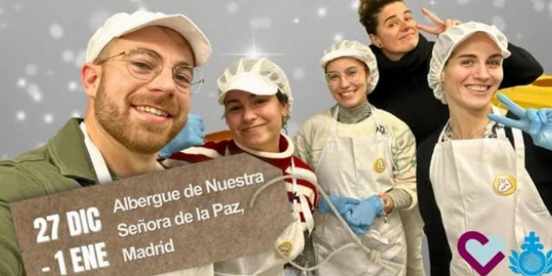 J&oacute;venes Hospitalarios propone vivir una Nochevieja Solidaria en el Albergue Santa Mar&iacute;a de la Paz