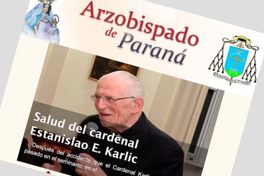 El Pont&iacute;fice indica por tel&eacute;fono su cercan&iacute;a al anciano cardenal Karlic