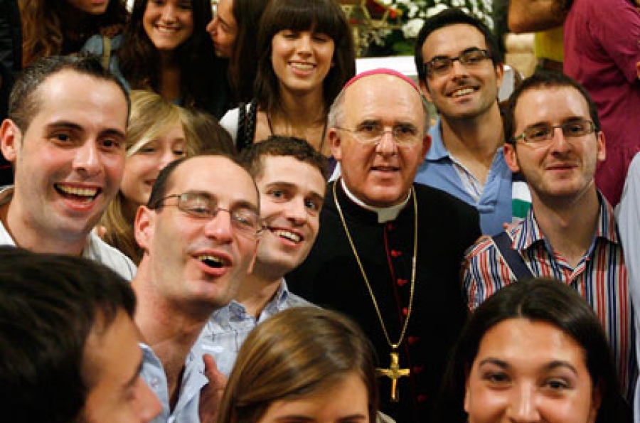 Encuentro de universitarios con el Arzobispo de Madrid