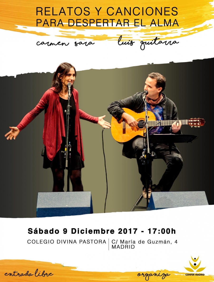 Concierto-oración de Luis Guitarra y Carmen Sara organizado por CONFER Madrid