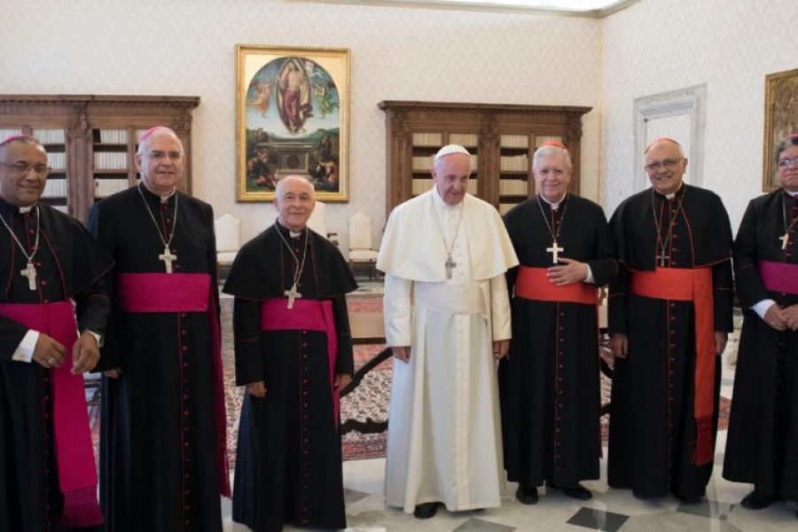 Texto completo del saludo de los obispos venezolanos al Papa durante la audiencia