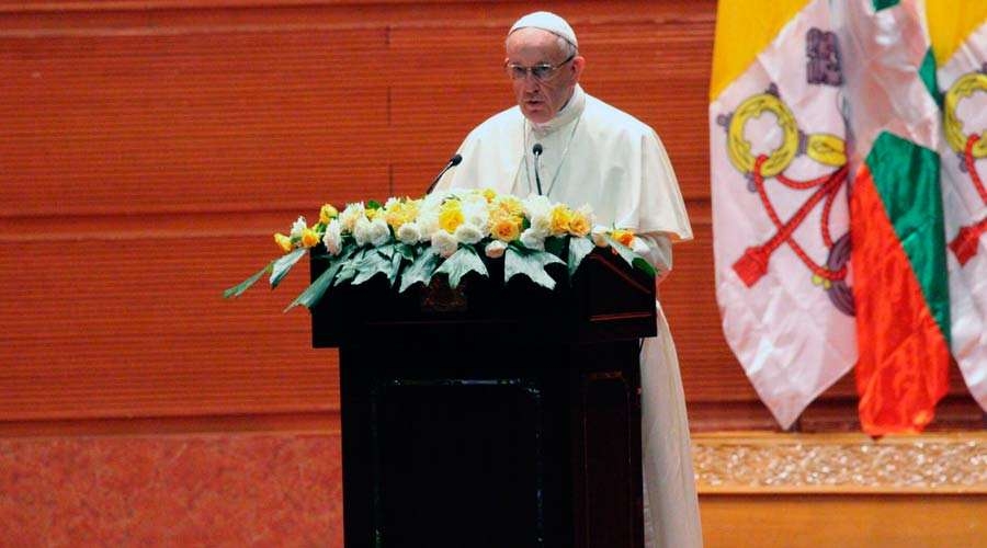 Discurso del Papa a las autoridades y la sociedad civil de Myanmar