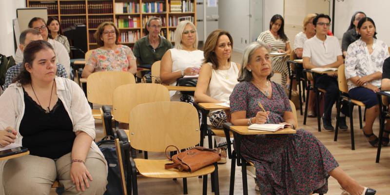 Segunda tanda del curso &laquo;Voy a ser catequista&raquo; en el sal&oacute;n de actos del Arzobispado de Madrid