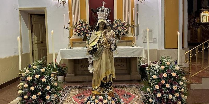 La parroquia de San Ram&oacute;n Nonato acoge una misa en la festividad de Nuestra Se&ntilde;ora del Carmen, patrona de Puente de Vallecas