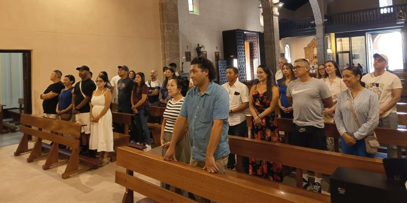 &laquo;La Iglesia es una comunidad que te acoge y camina contigo&raquo;: parejas de la macroboda de San Sebasti&aacute;n M&aacute;rtir comparten su experiencia a tres d&iacute;as del 's&iacute; quiero'&raquo;