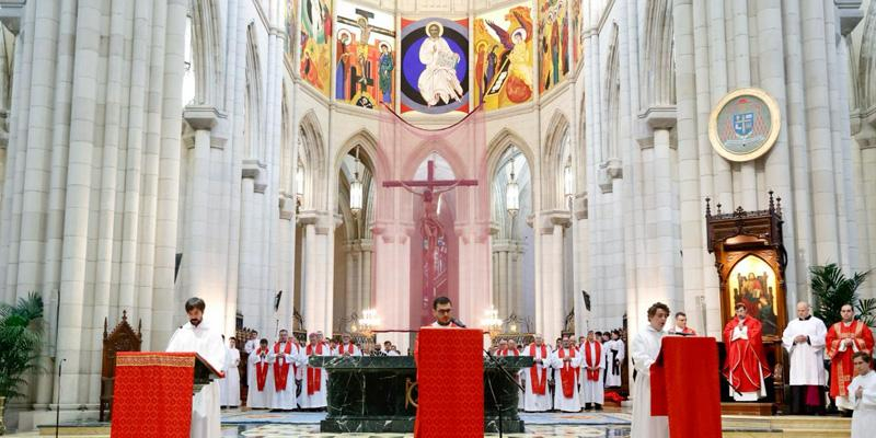 El cardenal Jos&eacute; Cobo, en la celebraci&oacute;n de la Pasi&oacute;n y Muerte del Se&ntilde;or el Viernes Santo: &laquo;Mira el &aacute;rbol de la Cruz, s&eacute; valiente, porque ah&iacute; est&aacute; el principio de tu vida&raquo;