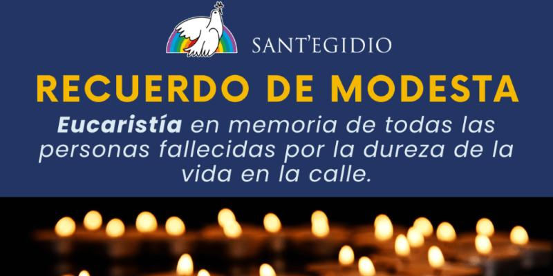 Jos&eacute; Luis Segovia preside una Misa en la Iglesia Nuestra Se&ntilde;ora de las Maravillas en memoria de todas las personas fallecidas por la dureza de la vida en la calle