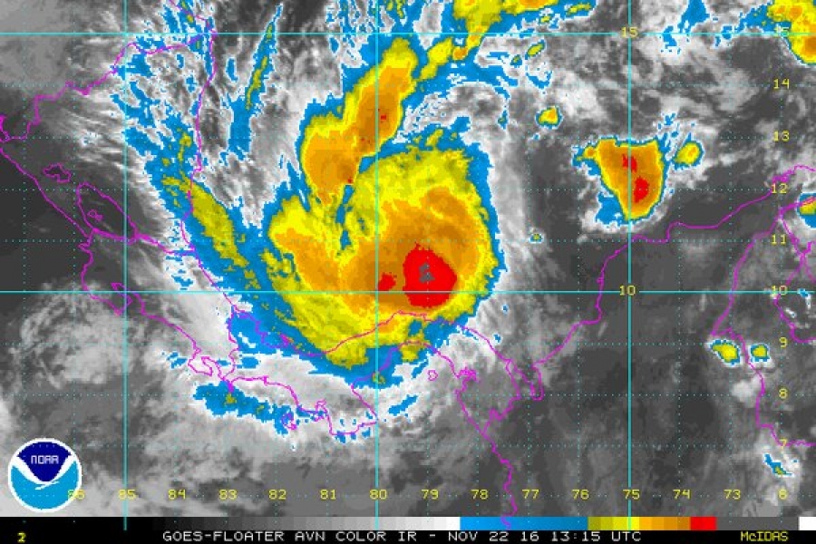 Oraciones por Centroam&eacute;rica: hurac&aacute;n Otto deja varios muertos e innumerables destrozos