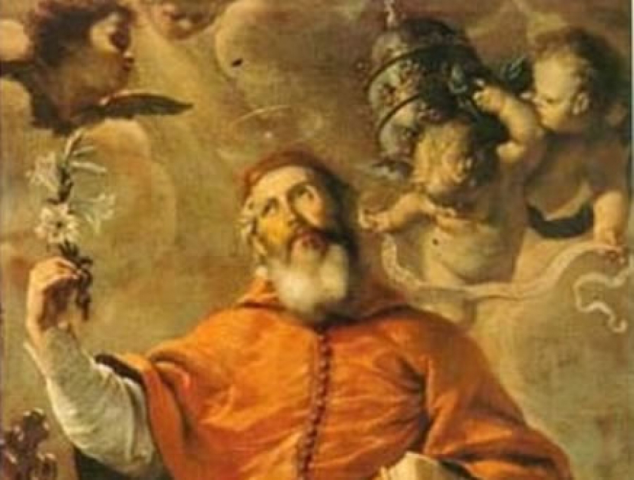 Eucarist&iacute;a en honor a San D&aacute;maso en la Colegiata