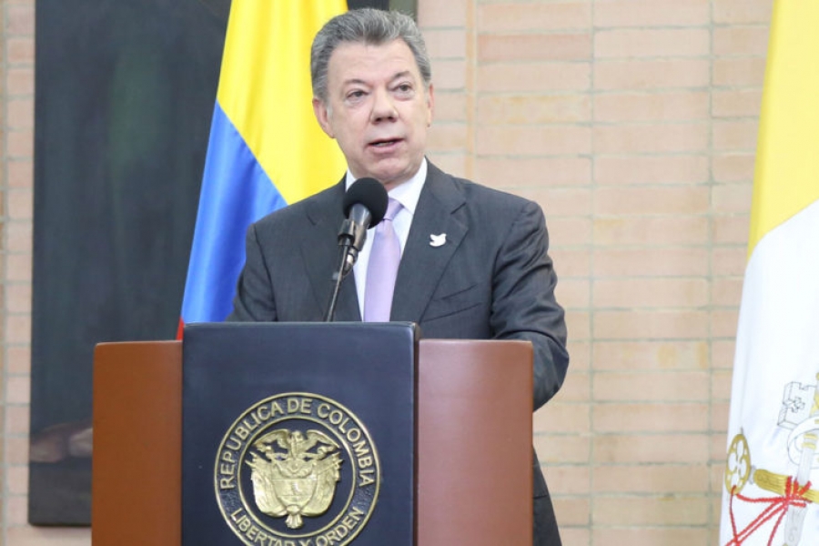 El presidente de Colombia: 'Recibiremos al Santo Padre con los brazos abiertos'