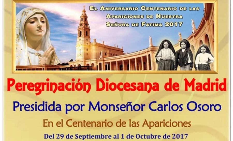 Más de 300 madrileños participan en la peregrinación diocesana a Fátima