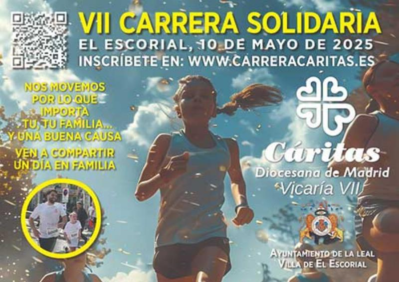 C&aacute;ritas Vicar&iacute;a VII organiza una carrera solidaria en El Escorial: &laquo;Nos movemos por un empleo que transforma vidas&raquo;