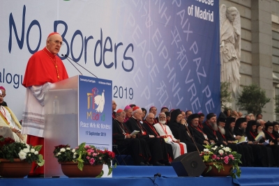 Palabras del cardenal Osoro en la clausura de &#039;Paz sin Fronteras&#039; (17-09-2019)