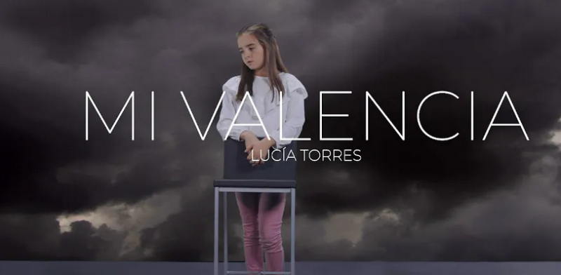 La peque&ntilde;a Luc&iacute;a Torres canta &ldquo;Mi Valencia&rdquo; para transmitir &laquo;consuelo, paz y esperanza&raquo;