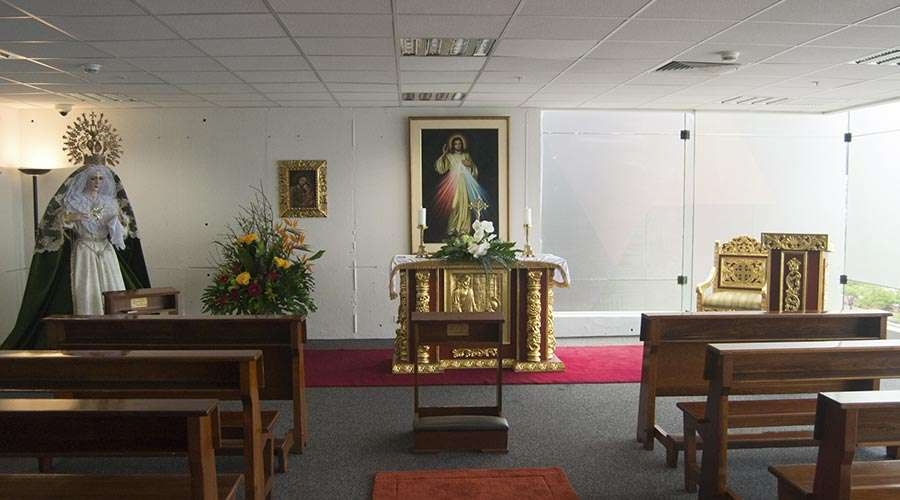 Instalan oratorio para periodistas que cubren la visita del Papa en Per&uacute;