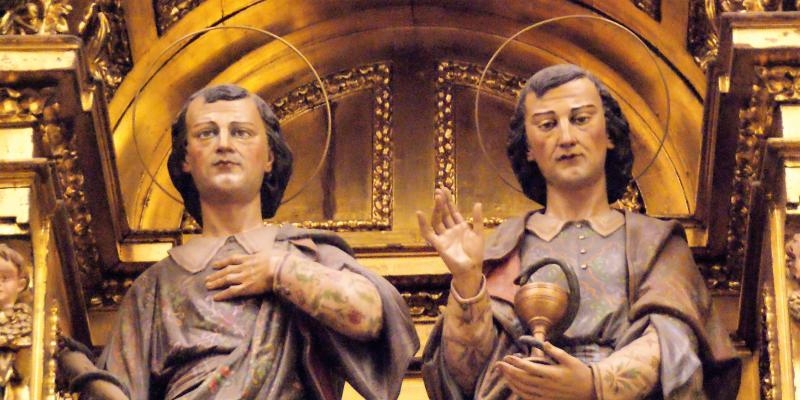 La Hermandad de San Cosme y San Dami&aacute;n celebra la solemnidad de la Anunciaci&oacute;n del Se&ntilde;or con una Eucarist&iacute;a en la Real Colegiata de San Isidro