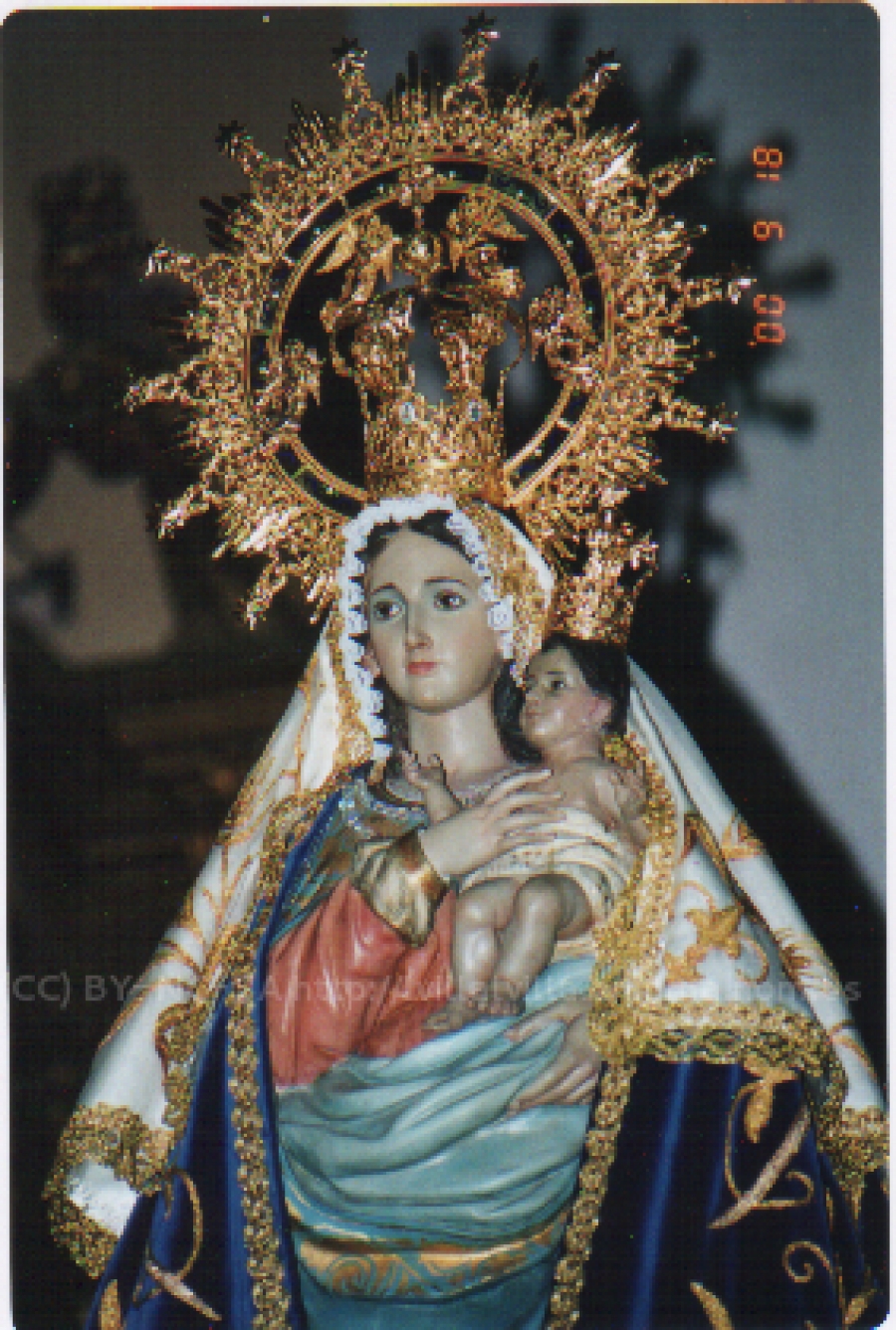 Romer&iacute;a en honor a la Virgen de la Torre en Vallecas