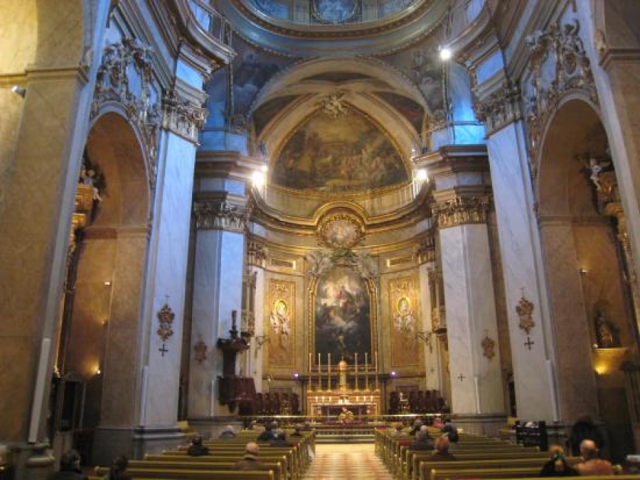 Fiesta patronal de san Miguel en la bas&iacute;lica pontificia