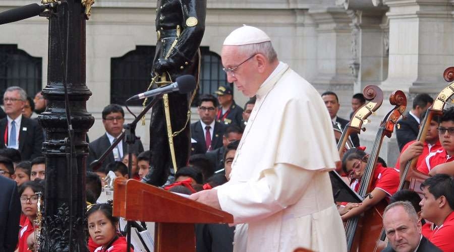 Discurso del Papa Francisco a las autoridades civiles en Per&uacute;