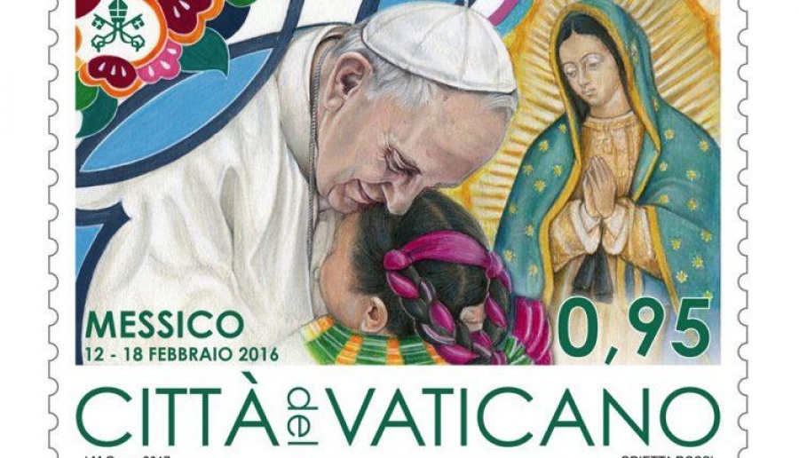 Vaticano lanza sello para recordar visita del Papa Francisco a M&eacute;xico