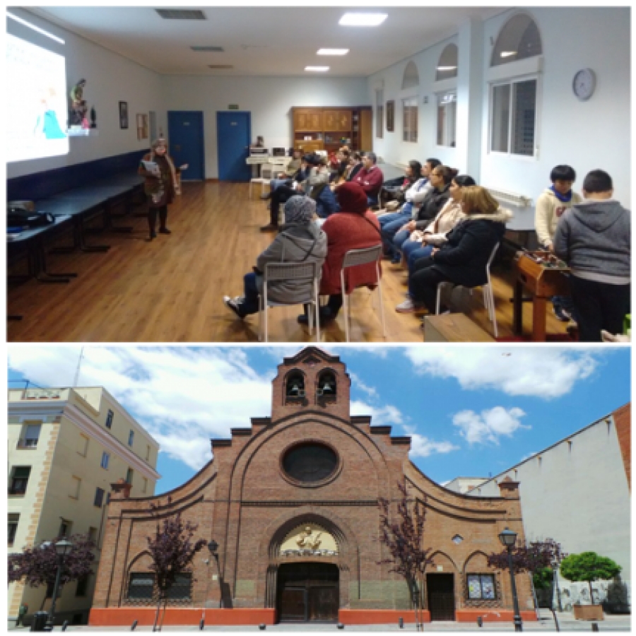 Encuentro con los padres de los ni&ntilde;os del proyecto de menores de la parroquia San Ram&oacute;n Nonato de C&aacute;ritas Vicar&iacute;a IV