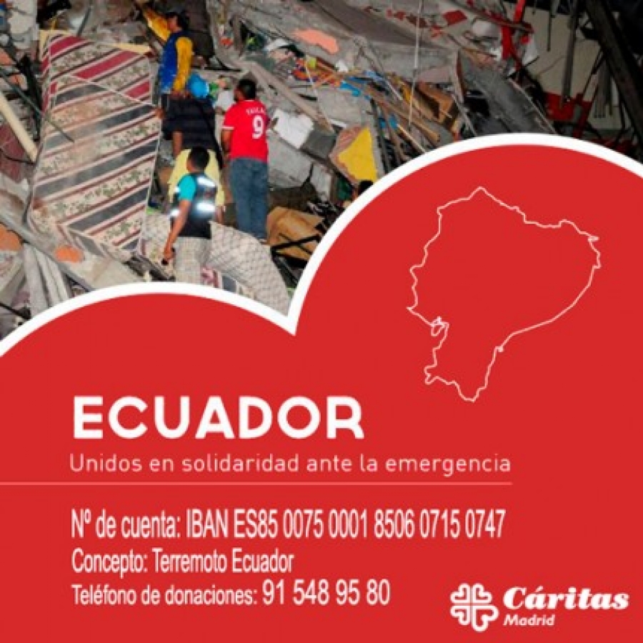 La Iglesia de Madrid expresa su solidaridad con Ecuador