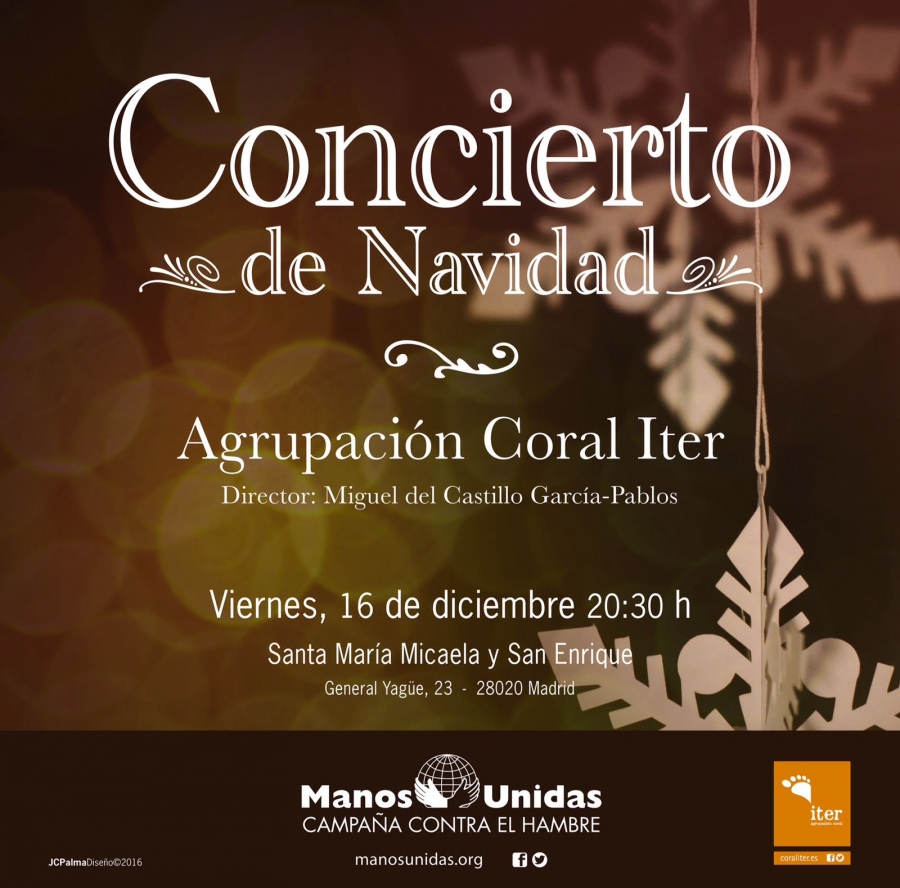 Concierto ben&eacute;fico de Navidad a favor de Manos Unidas en Santa Micaela y San Enrique