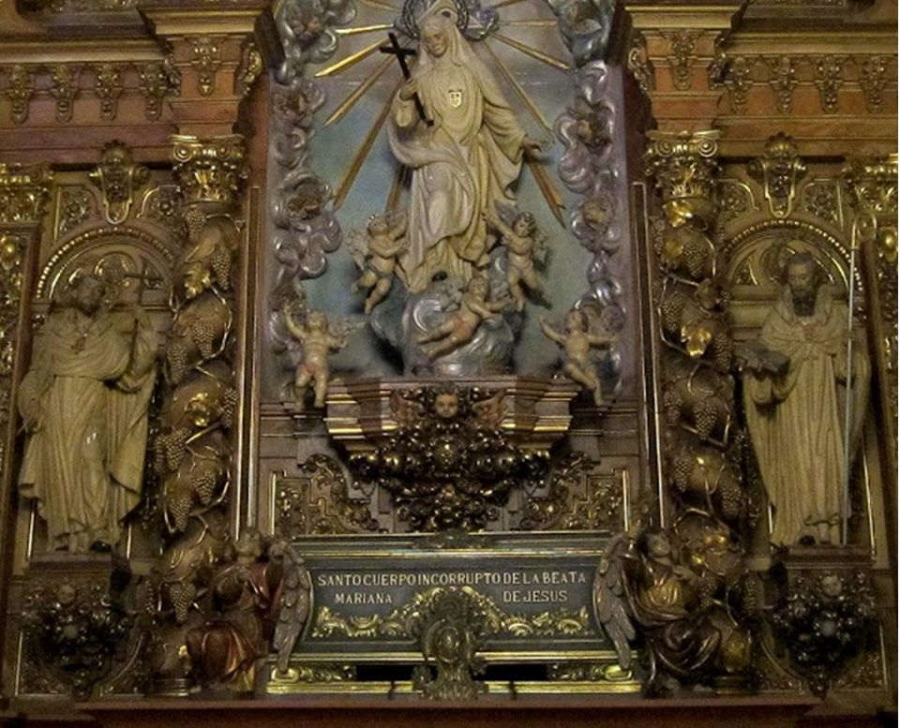 El cardenal Amigo celebra la Eucarist&iacute;a en la fiesta de la Beata Mariana de Jes&uacute;s, copatrona de Madrid