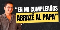 &laquo;&iquest;Cu&aacute;l es el miedo que tienen los j&oacute;venes a ser felices?&raquo;: Julio C&eacute;sar, el seminarista que le pidi&oacute; al Papa Francisco que rezara por &eacute;l en su cumplea&ntilde;os y recibi&oacute; un rosario a escondidas