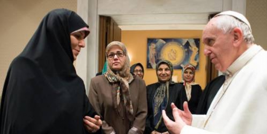 El Papa recibe a una delegación de mujeres iraníes
