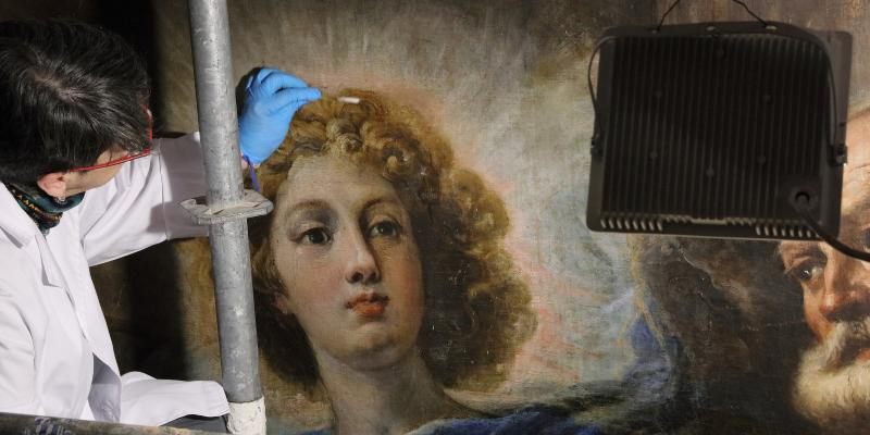 Restauraci&oacute;n del cuadro retablo de la Iglesia de San Pedro ad Vincula: Un gozo enorme para la parroquia y un motivo de alegr&iacute;a para todos los madrile&ntilde;os