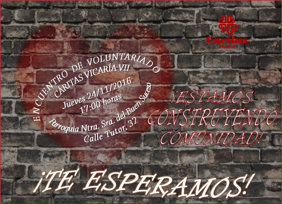 Encuentro de voluntariado de C&aacute;ritas Vicar&iacute;a VII en la parroquia del Buen Suceso