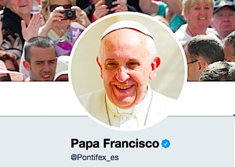 Tweet del Papa: &laquo;Dirijo un llamamiento en favor de la paz y del desarme&raquo;