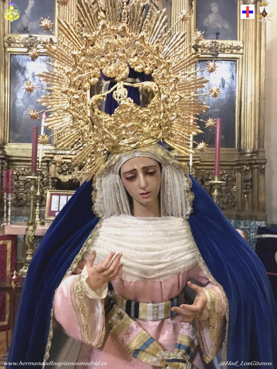 Triduo en honor a la Virgen de las Angustias en la iglesia del Carmen y San Luis