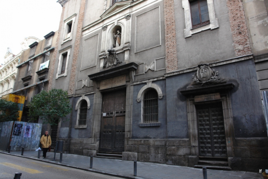Bendici&oacute;n de mascotas en la iglesia de san Ant&oacute;n
