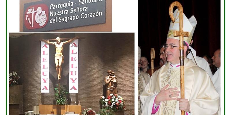 Monseñor Santos Montoya preside la fiesta patronal de Nuestra Señora del Sagrado Corazón