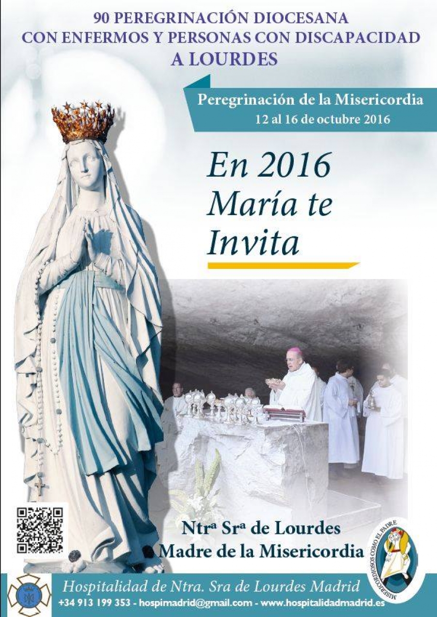Abierto el plazo para inscribirse online a la 90 Peregrinaci&oacute;n diocesana con enfermos y personas con discapacidad a Lourdes