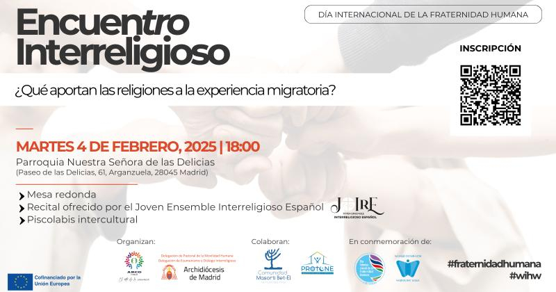 Encuentro Interreligioso en Nuestra Se&ntilde;ora de las Delicias: '&iquest;Qu&eacute; aportan las religiones a la experiencia migratoria?'