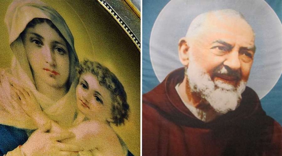 Imagen de la Virgen y del Padre P&iacute;o acompa&ntilde;an al submarino argentino desaparecido