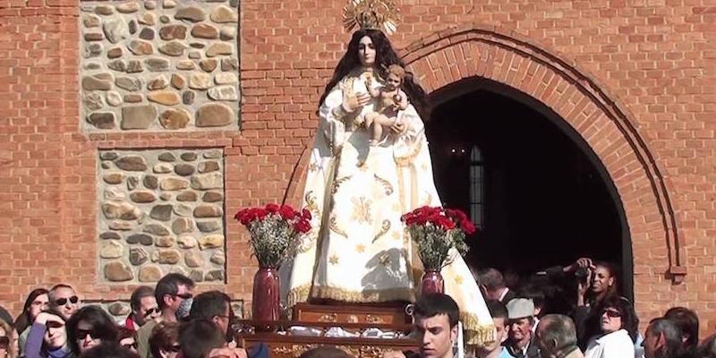 La patrona de El Molar permanecerá en la parroquia de la Asunción hasta su fiesta patronal
