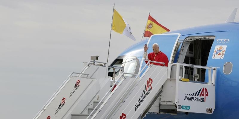 El Papa Le&oacute;n XIV ya en Madrid: &laquo;He venido a celebrar la fe y anunciar el mensaje de Jesucristo&raquo;