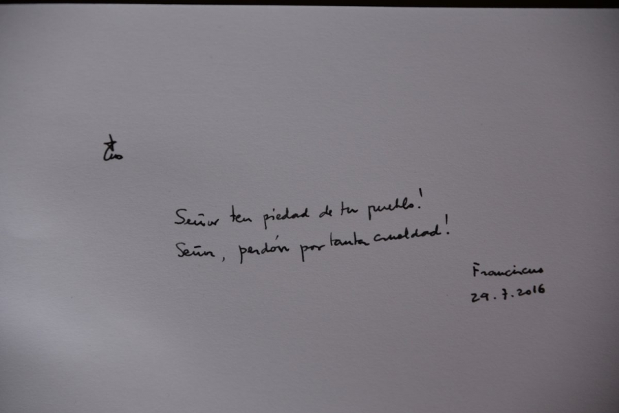 Piedad y perd&oacute;n, el mensaje que el Papa Francisco dej&oacute; en Auschwitz