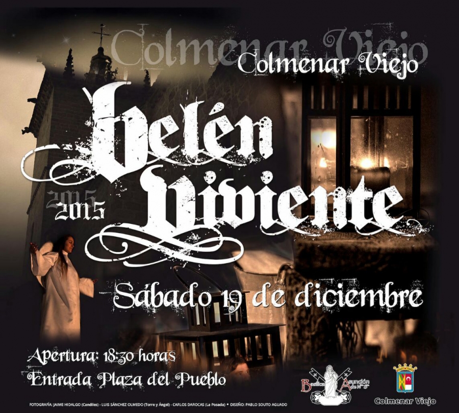 Representaci&oacute;n de un Bel&eacute;n viviente en la bas&iacute;lica de Colmenar Viejo