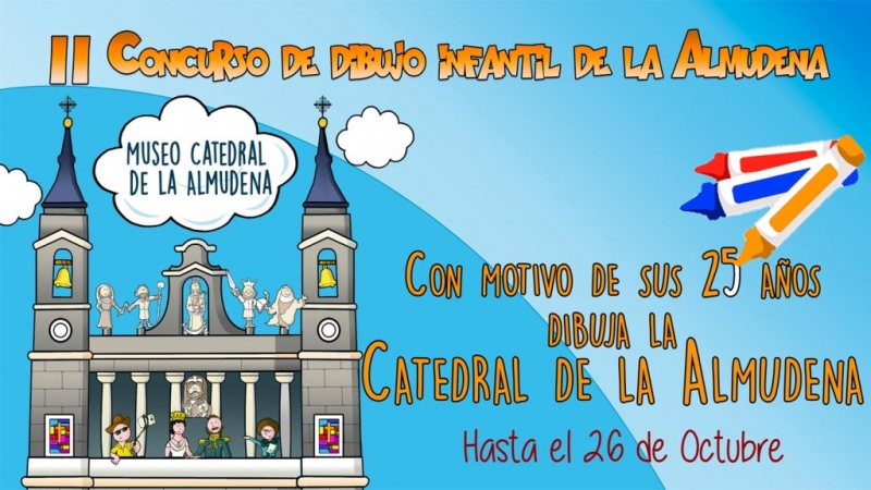 El Museo Catedral de la Almudena convoca su II concurso de dibujo infantil dedicado a la catedral