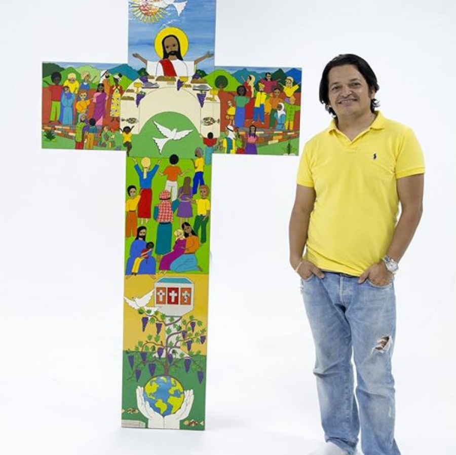 Logo del viaje del Papa Francisco a Suecia