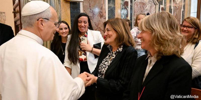 Mar&iacute;a Dolores Garc&iacute;a Mascarell, administradora general del Instituto Juan Pablo II, tras su encuentro con el Papa: &laquo;Nos dejó en el corazón ese deseo de seguir sirviendo en este trabajo por la familia&raquo;