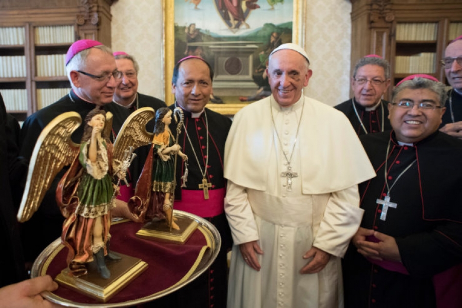 Visita 'ad limina' de 29 obispos bolivianos al papa Francisco